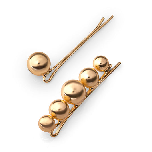 Gold Drip Hairpins Set of 2